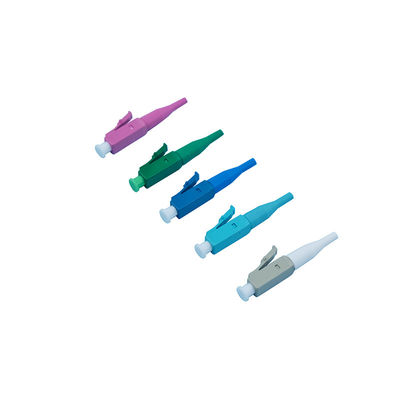 এলসি সিম্প্লেক্স এপিসি/পিসি ফাইবার অপটিক সংযোগকারী প্লাস্টিকের টপারের সাথে সামঞ্জস্যপূর্ণ